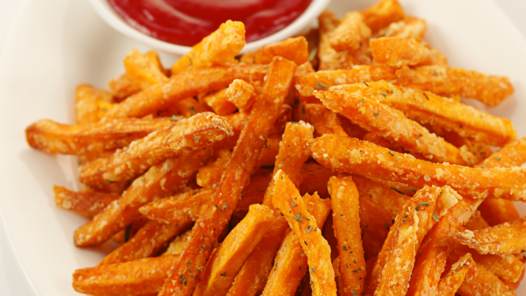 Air Fryer Sweet Potatoes Fries Appetizers & Entrees