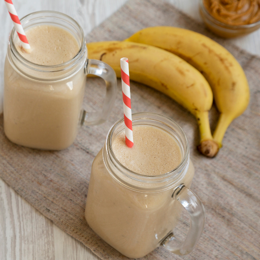 Creamy Peanut Butter Banana Smoothie - Appetizers & Entrees